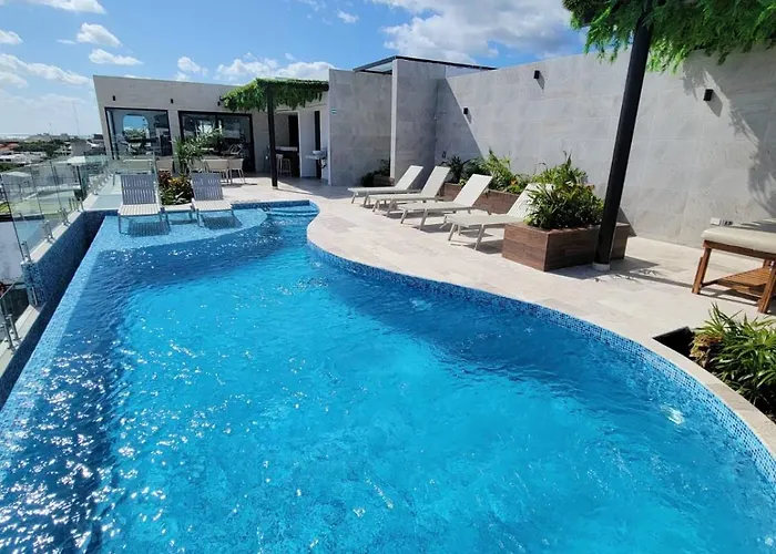 Escapate A La Playa Ubicacion, Rooftop Y Alberca Apartment