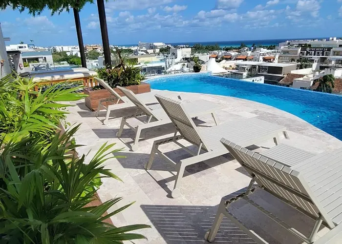 Apartment Escapate A La Playa Ubicacion, Rooftop Y Alberca *