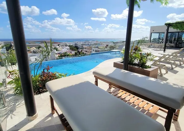 Escapate A La Playa Ubicacion, Rooftop Y Alberca Apartment Playa del Carmen
